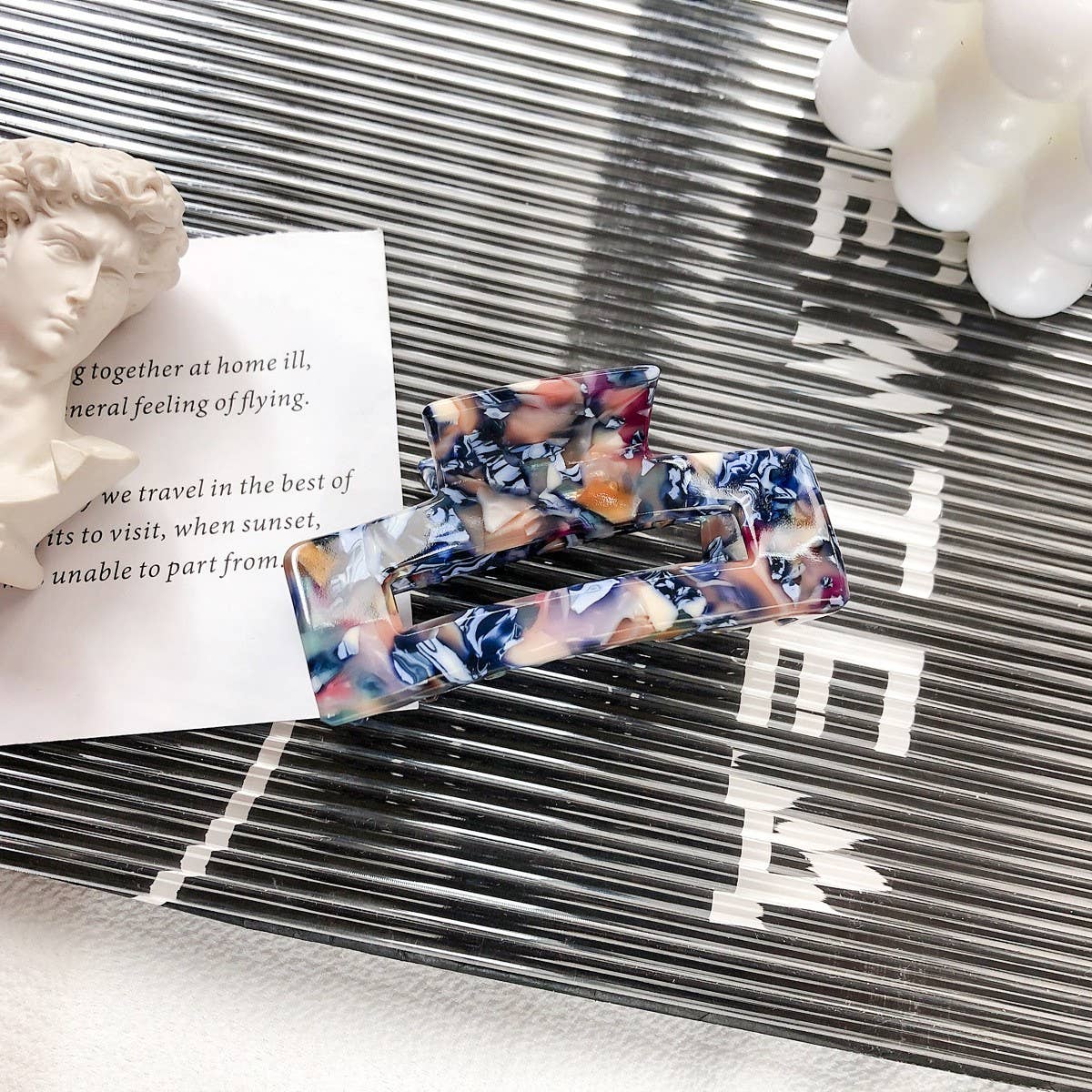 ACCITY Hair Clip Medium Classic Square Hair Claw - Multiple Colors Medium Classic Square Hair Claw - Multiple Colors