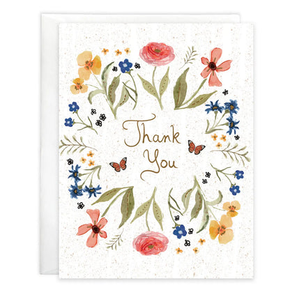 Gina B Designs Cards Gina B Designs Flowers All Around Thank You Card Gina B Designs Flowers All Around Thank You Card