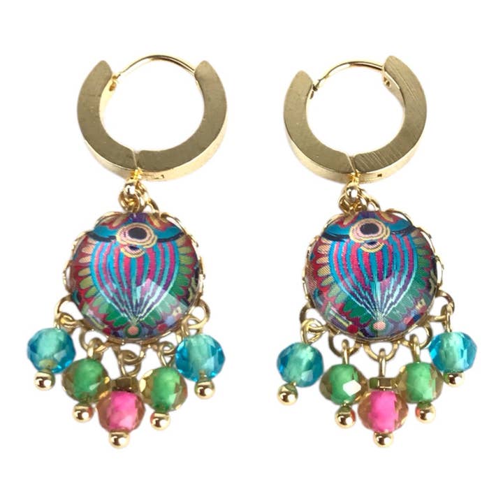Melizi Jewelry Earrings Melizi Jewelry Golden Dragon Crystal Earrings 18909406 Melizi Jewelry Golden Dragon Crystal Earrings