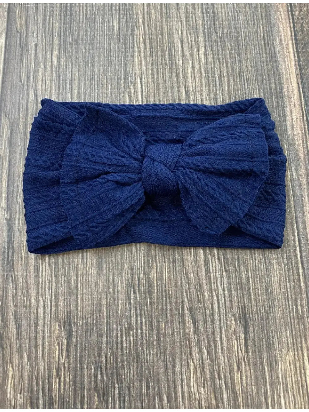 Cable Knit Bow Headband - Multiple Colors