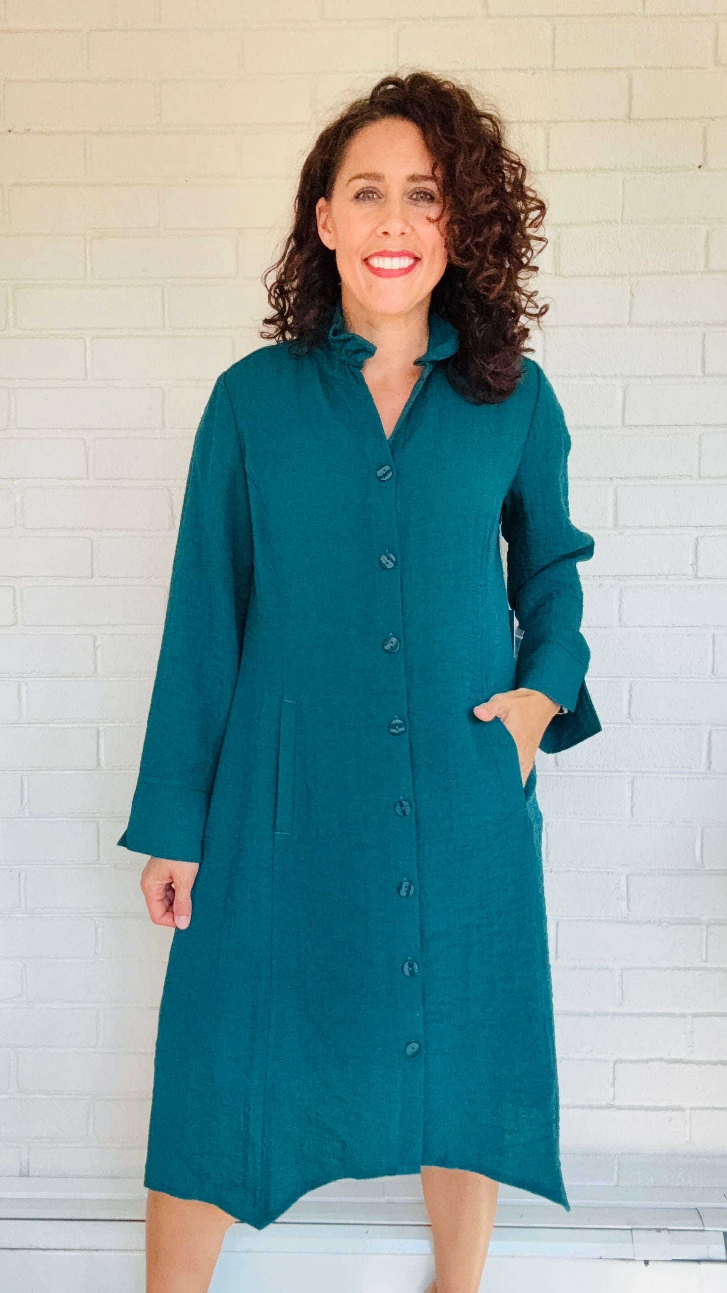 Habitat Express Travel Solid Artist Duster Dress