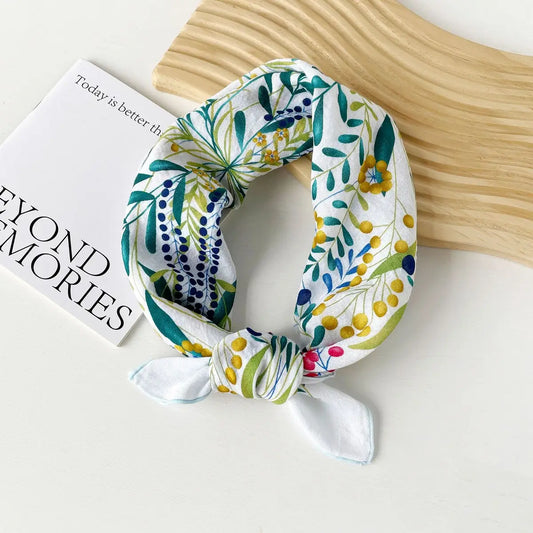 Square Print Scarf
