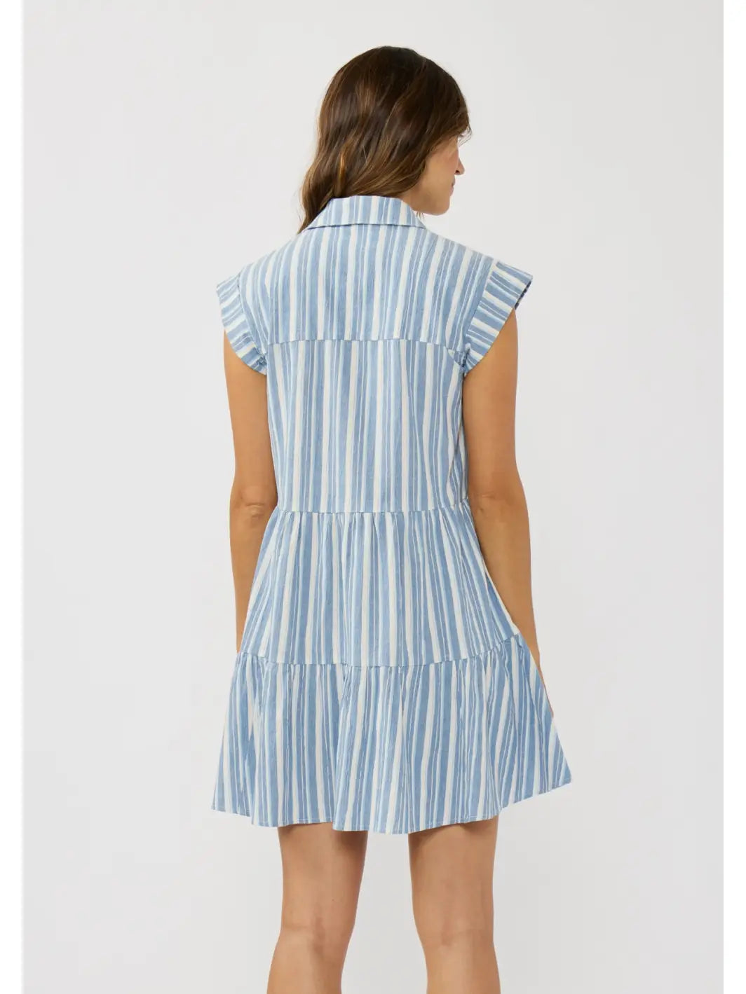 Lovestitch Dresses Striped Tiered Dress Striped Tiered Dress