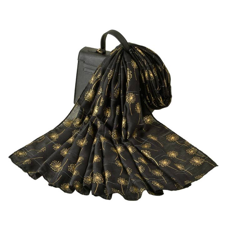 Golden Dandelion Scarf