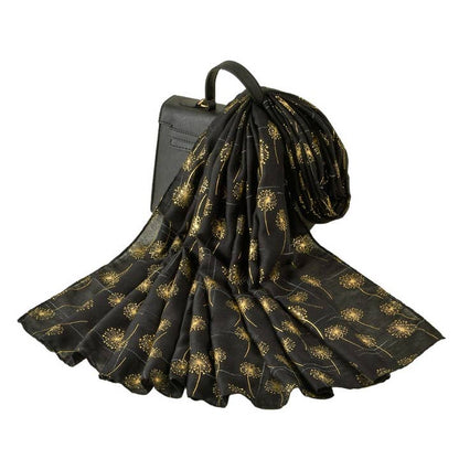 Golden Dandelion Scarf