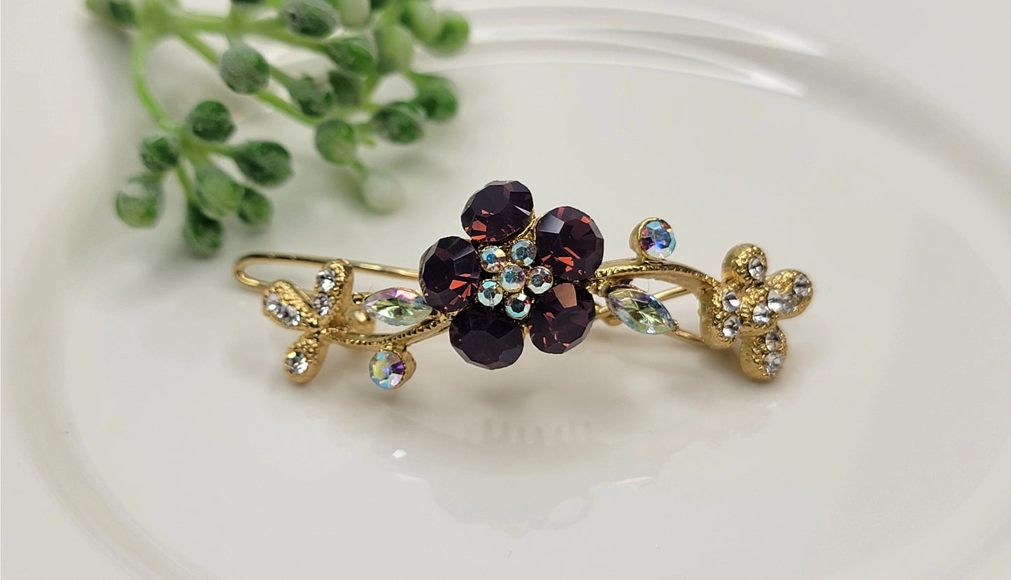 Betty Oh Rhinestone Hair Clip - Multiple Colors