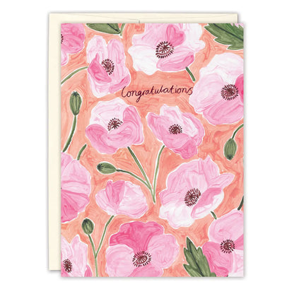 Biely & Shoaf Cards Watercolor Floral Congrats Card 52267230 Watercolor Floral Congrats Card