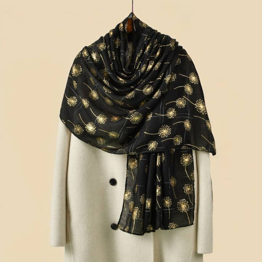 Golden Dandelion Scarf