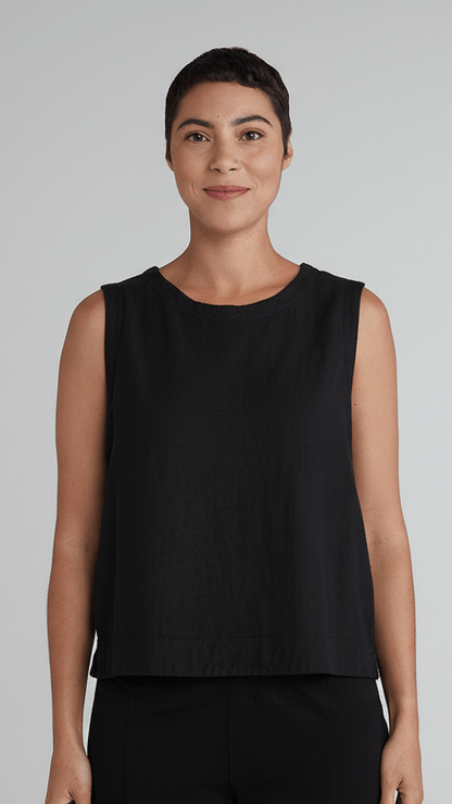 Cut Loose Tanks Cut Loose Cotton/Linen Wide Facing Shell - Multiple Colors 40135646 Cut Loose Cotton/Linen Wide Facing Shell - Multiple Colors