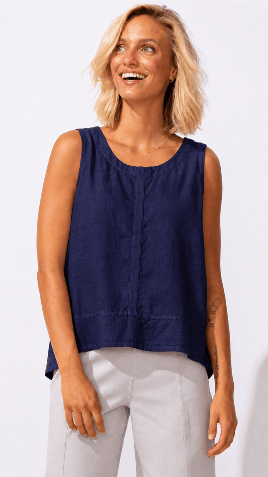 Escape by Habitat Tanks Escape Lake Washed Linen Getaway Tank - Multiple Colors Escape Lake Washed Linen Getaway Tank - Multiple Colors