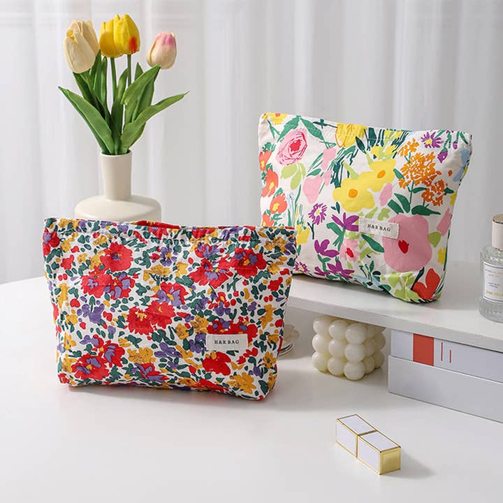 ACCITY Jewelry Box Floral Makeup Puch - Multiple Prints Floral Makeup Puch - Multiple Prints