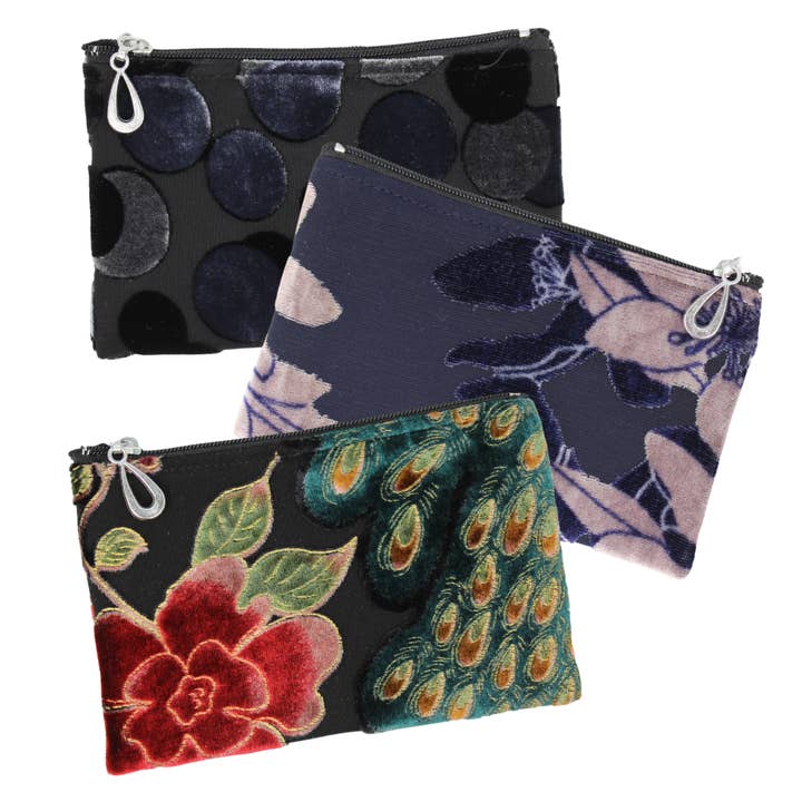 Dana Herbert Coin Purses Dana Herbert Burnout Velvet Coin Purse 07603934 Dana Herbert Burnout Velvet Coin Purse