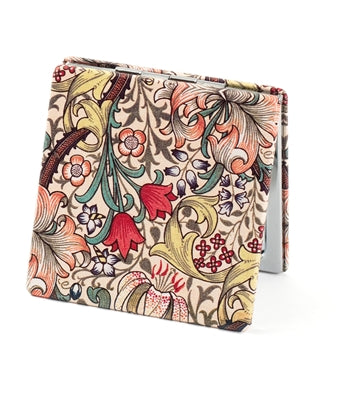 Value Arts Golden Lily Travel Compact Mirror