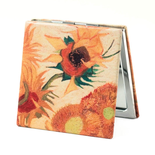Value Arts Sunflower Travel Compact Mirror