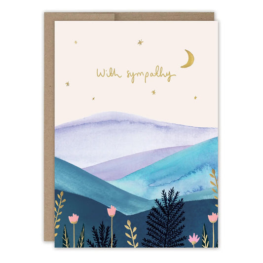 Mountain Landscapes Sympathy Card