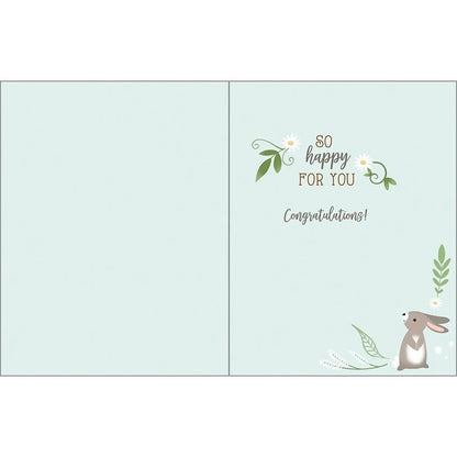 Gina B Designs Little Bunnies Baby Card