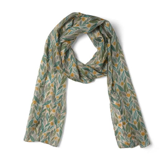 Quintessential Forest Natural Silk Scarf