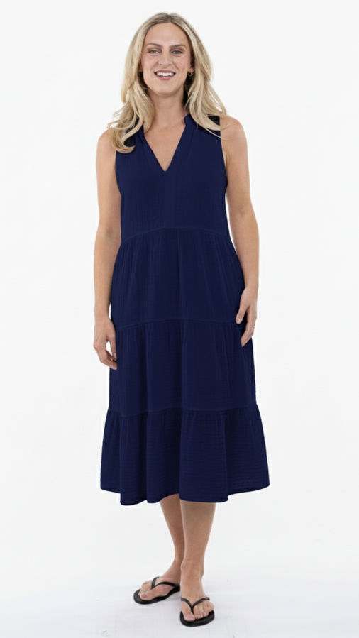 Shannon Passero Cotton Gauze Viola Dress