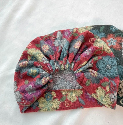 Comfortarians Floral Cloche Bungee Hat - Multiple Colors