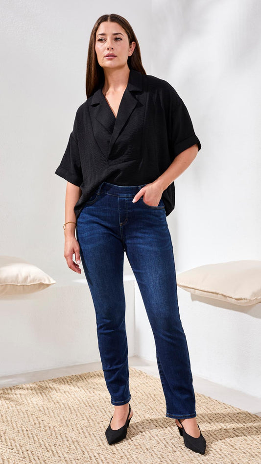 Tribal Sophia Curvy Slim Crop Jean