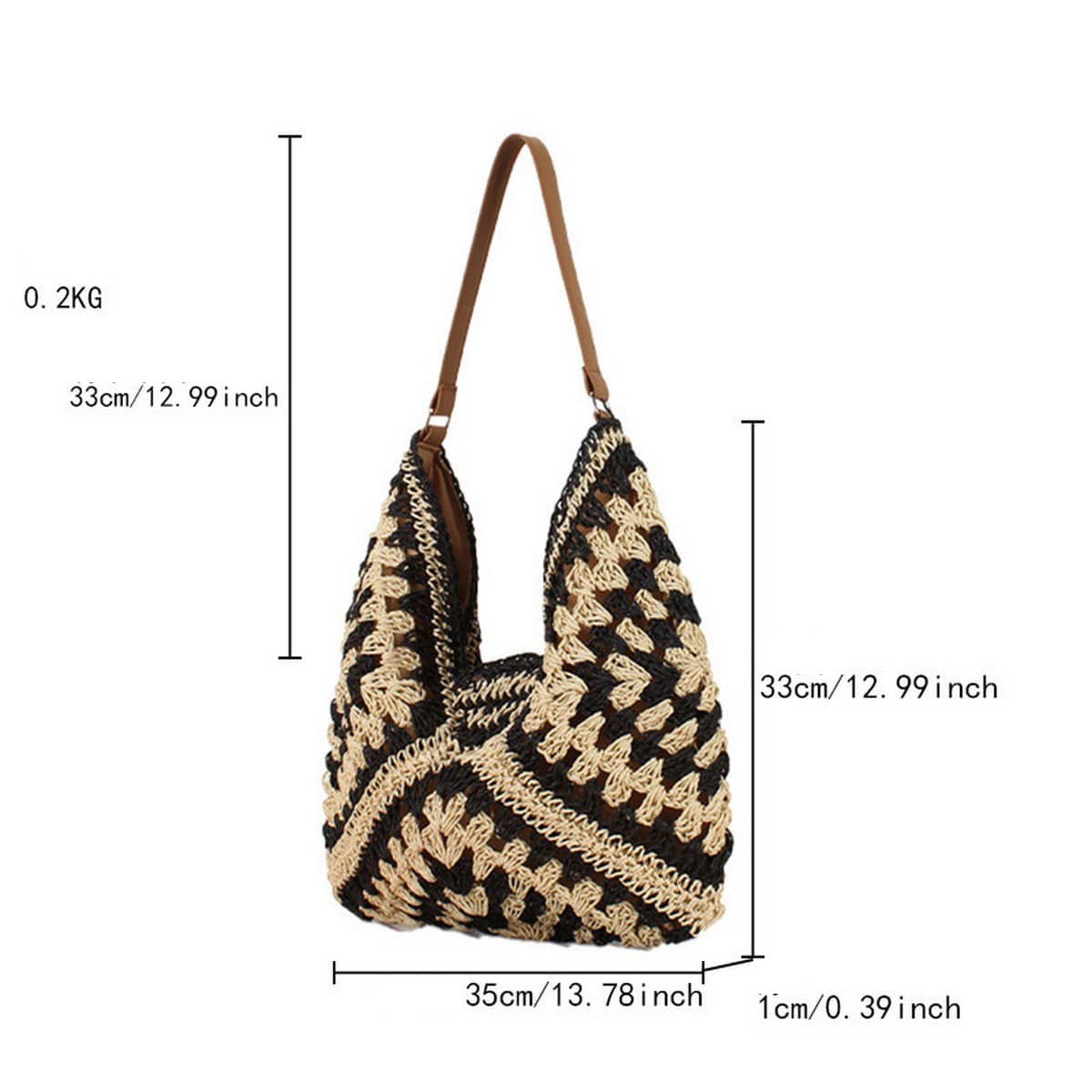 ACCITY Bags Retro Paper Rope Woven Bag - Multiple Colors Retro Paper Rope Woven Bag - Multiple Colors