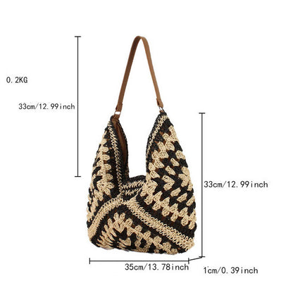 ACCITY Bags Retro Paper Rope Woven Bag - Multiple Colors Retro Paper Rope Woven Bag - Multiple Colors