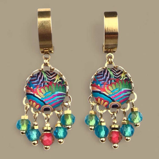 Melizi Jewelry Earrings Melizi Jewelry Golden Dragon Crystal Earrings 18909406 Melizi Jewelry Golden Dragon Crystal Earrings