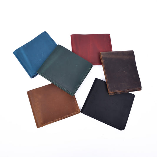 American Leather Goods Bifold Wallet - Multiple Colors