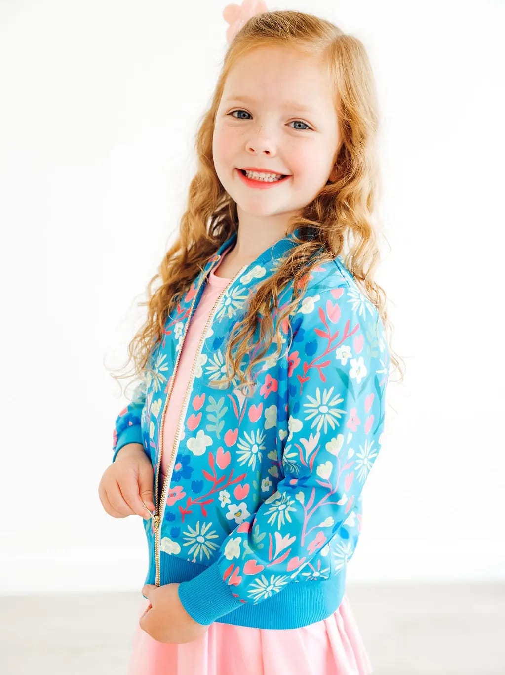 Mila & Rose Children's Clothing Mila & Rose Satin Jacket - Multiple Prints Mila & Rose Satin Jacket - Multiple Prints