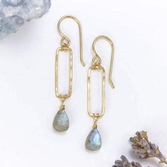 Laura J Designs Earrings Laura J Designs Labradorite Elegance Earrings 94318558 Laura J Designs Labradorite Elegance Earrings