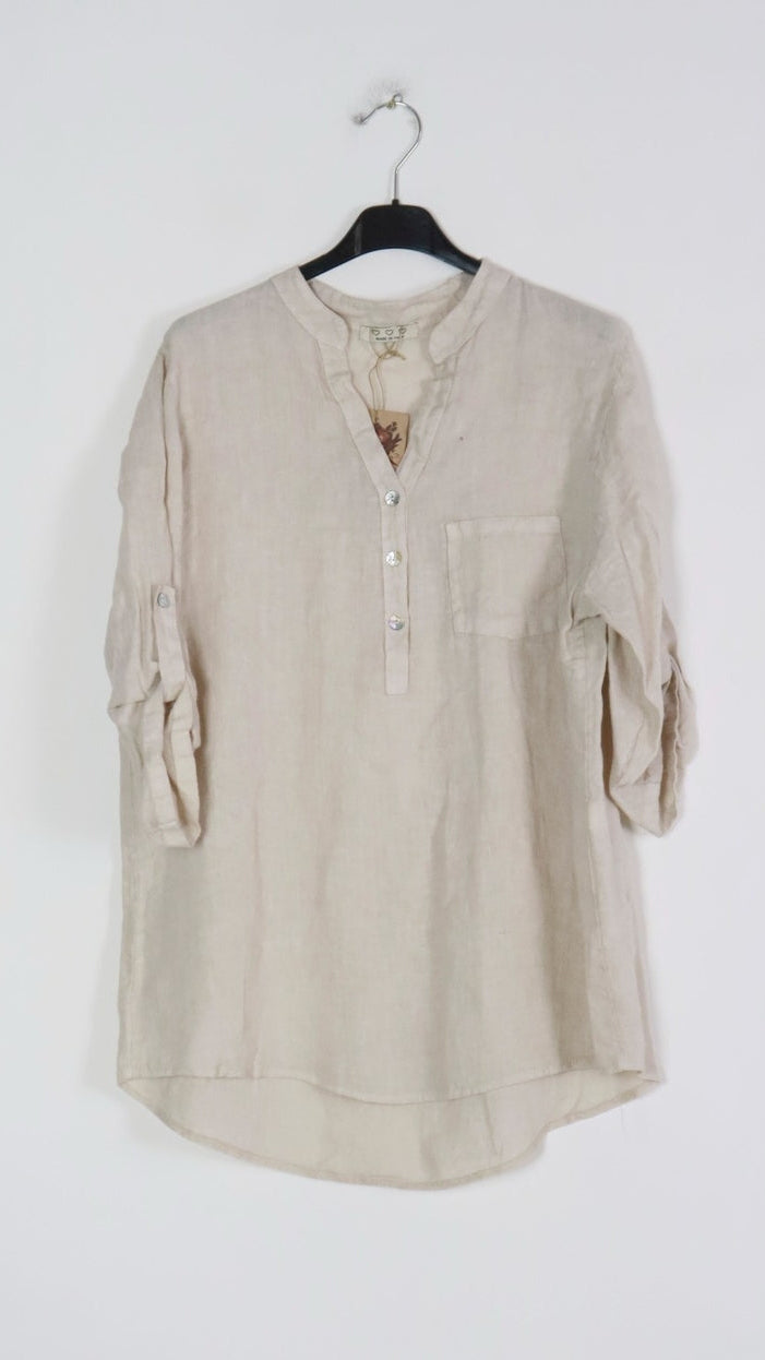 Lea & Luc Linen Blouse - Multiple Colors