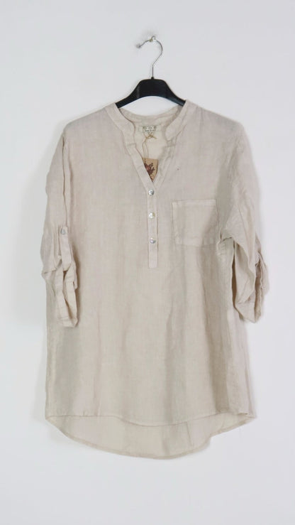 Lea & Luc Linen Blouse - Multiple Colors