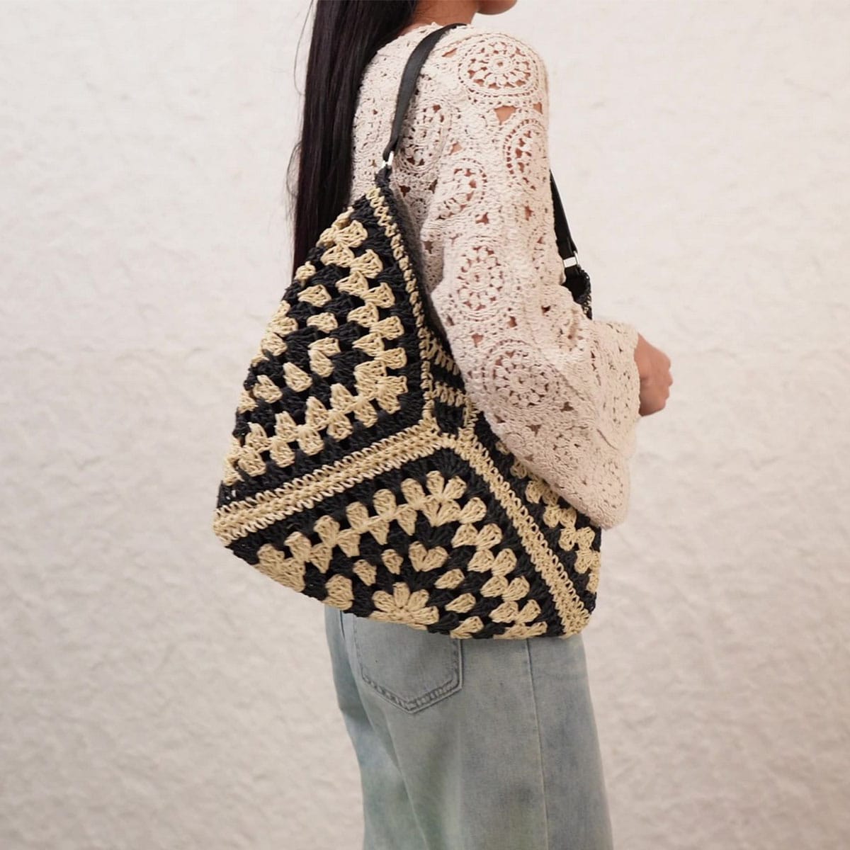 ACCITY Bags Retro Paper Rope Woven Bag - Multiple Colors Retro Paper Rope Woven Bag - Multiple Colors