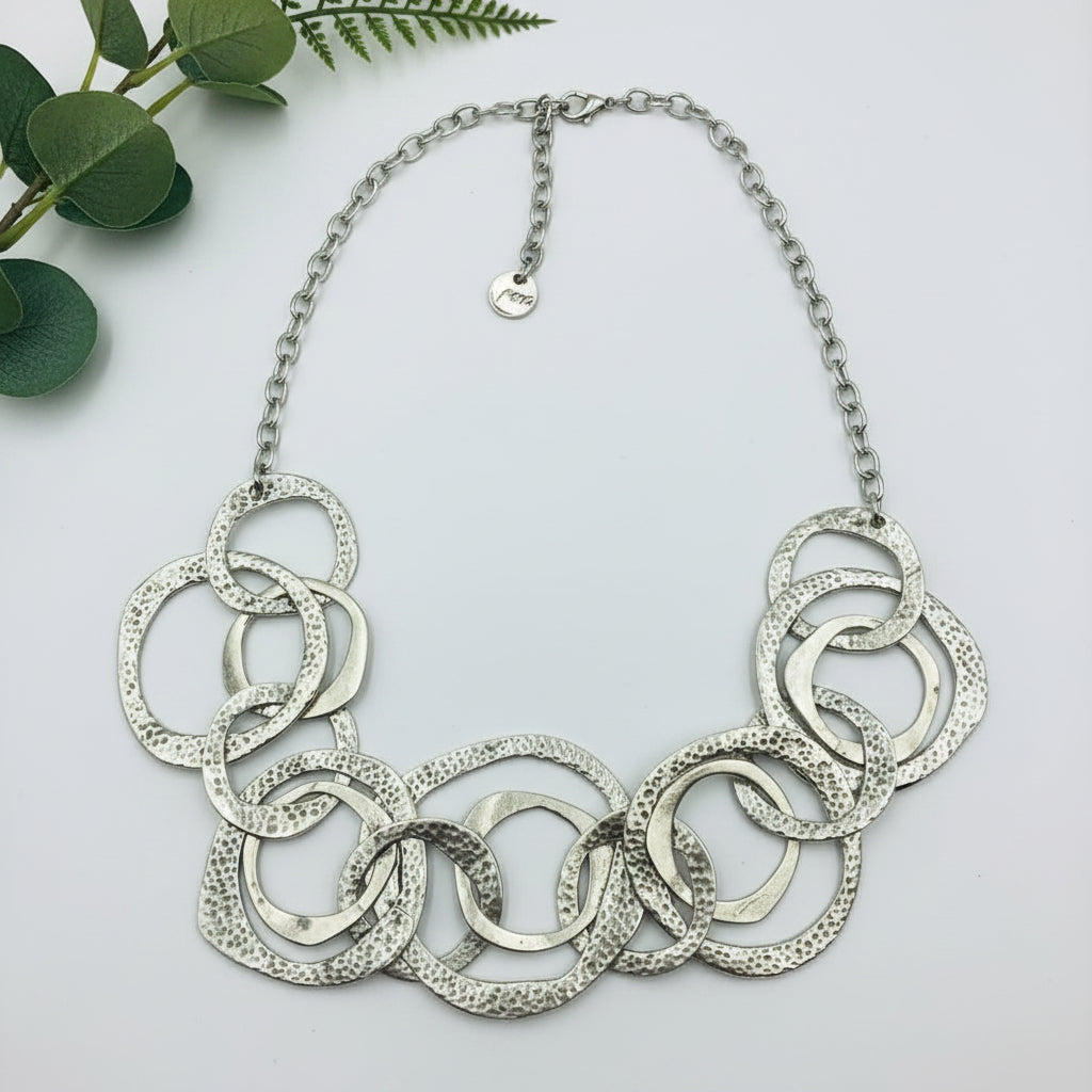 Volare Necklaces Volare Eternal Circles Necklace - #2KZ175 39454942 Volare Eternal Circles Necklace - #2KZ175