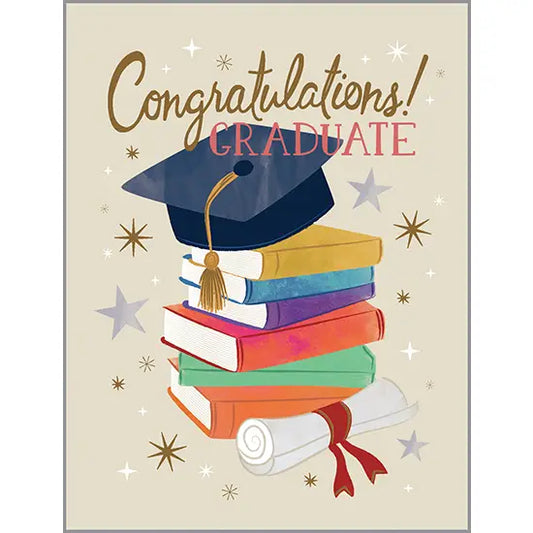 Gina B Designs Book Stack Card