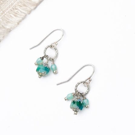 Anne Vaughan Designs Jewelry Earrings Anne Vaughan Silver Aqua Cluster Earring 41637854 Anne Vaughan Silver Aqua Cluster Earring