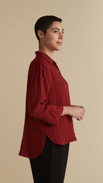 Cut Loose Parachute Crop Easy Shirt - Multiple Colors