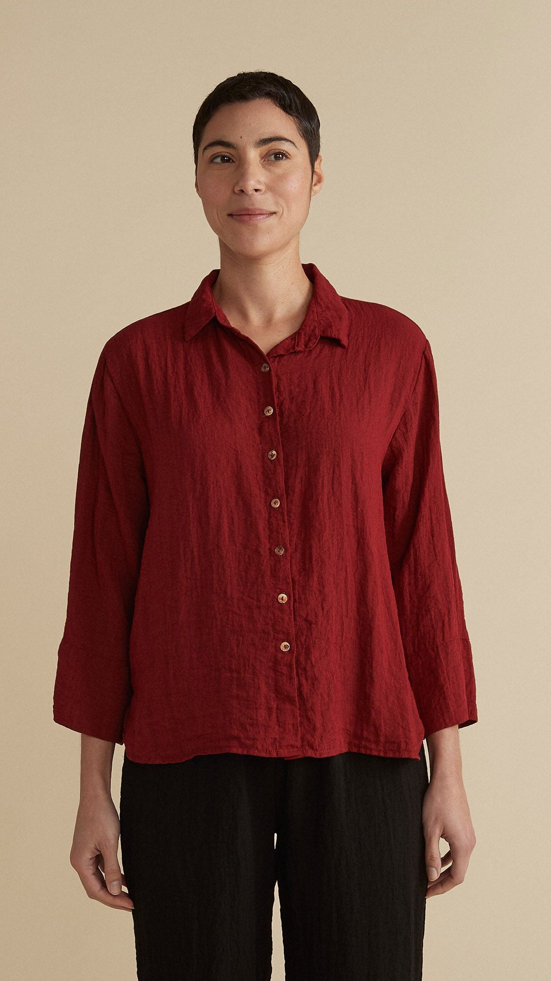 Cut Loose Parachute Crop Easy Shirt - Multiple Colors