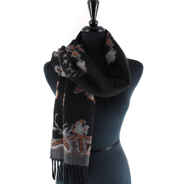 Pretty Persuasions Tahiti Garden Reversible Scarf - Multiple Colors