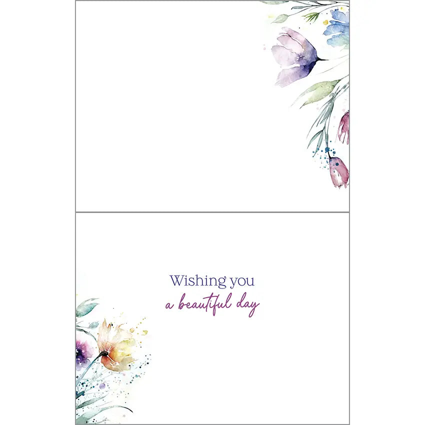 Gina B Designs Cards Gina B Designs Watercolor Blooms Birthday Card Gina B Designs Watercolor Blooms Birthday Card