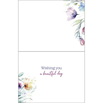 Gina B Designs Cards Gina B Designs Watercolor Blooms Birthday Card Gina B Designs Watercolor Blooms Birthday Card