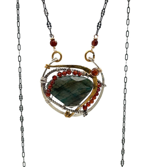 Art By Any Means Cinnamon Labradorite Necklace