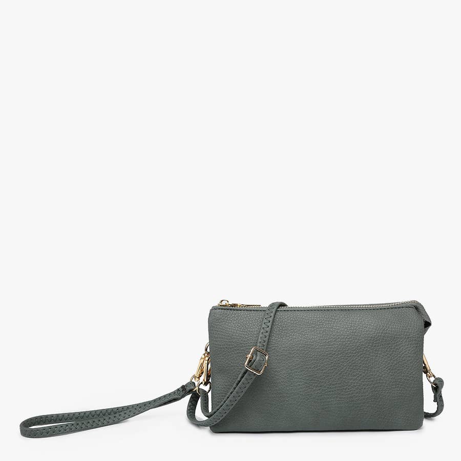 Jen & Co Riley Vegan Leather Crossbody - Multiple Colors