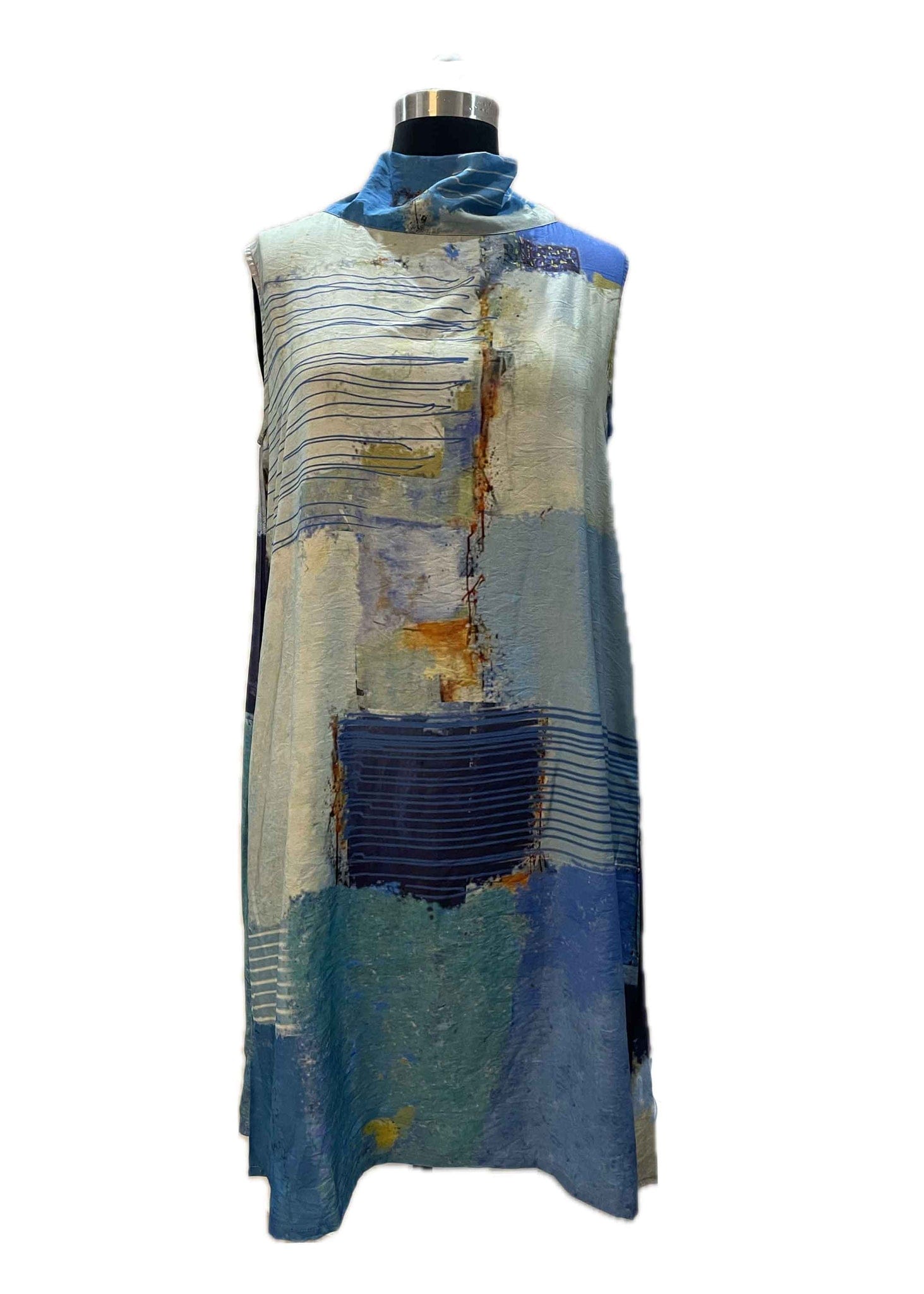 3 Potato Dresses 3 Potato Mock Neck Sleeveless Dress - Multiple Prints 17787614 3 Potato Mock Neck Sleeveless Dress - Multiple Prints