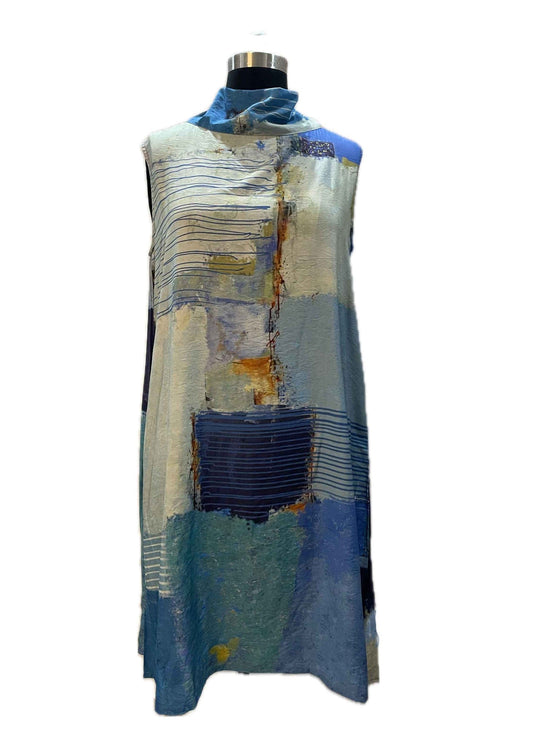 3 Potato Dresses 3 Potato Mock Neck Sleeveless Dress - Multiple Prints 17787614 3 Potato Mock Neck Sleeveless Dress - Multiple Prints