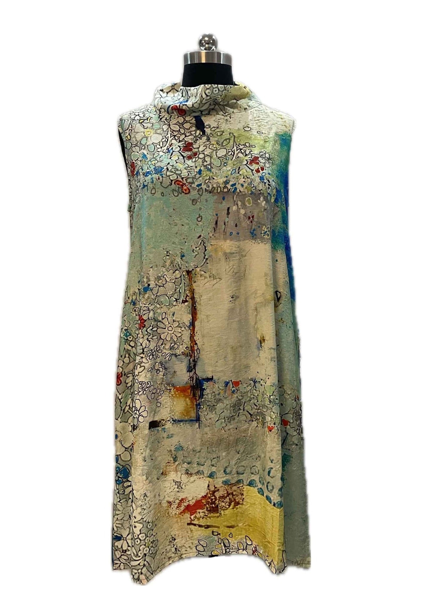 3 Potato Dresses 3 Potato Mock Neck Sleeveless Dress - Multiple Prints 19196638 3 Potato Mock Neck Sleeveless Dress - Multiple Prints
