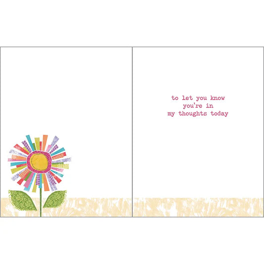 Gina B Designs Cards Big Colorful Daisy Thinking of You Greeting Card 73374686 Big Colorful Daisy Thinking of You Greeting Card