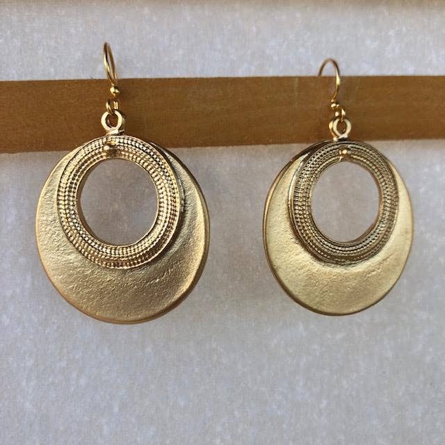 Volare Turkish Gold Plated Earrings - #52150G