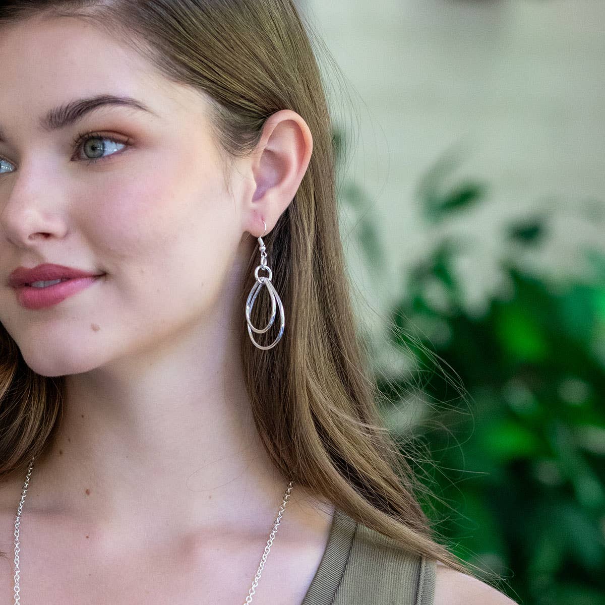 Anju Jewelry Earrings Anju Jewelry Silver Plated Interlocking Infinity Loop Earrings 94333662 Anju Jewelry Silver Plated Interlocking Infinity Loop Earrings