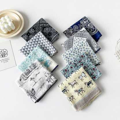 ACCITY Scarves Versatile Square Head Scarf - Multiple Patterns Versatile Square Head Scarf - Multiple Patterns